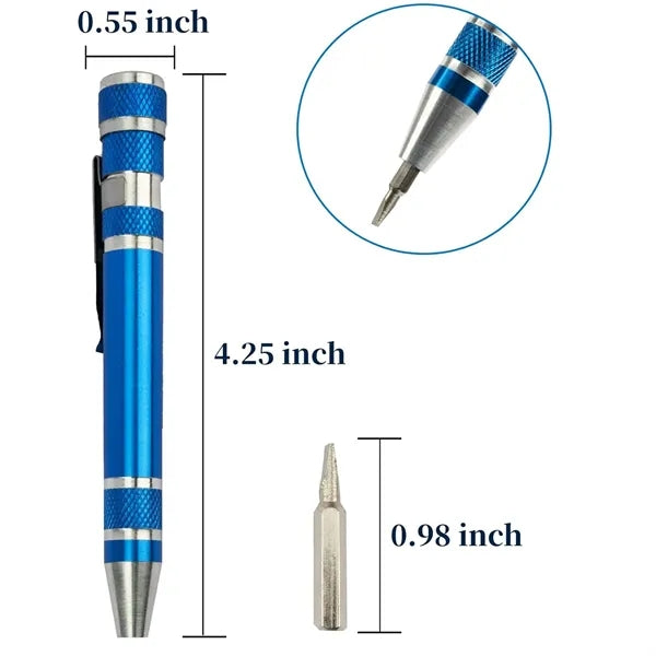 8 in 1 Hand Mini Screwdriver Pen