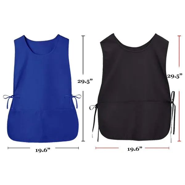 Polyster Hairdresser Jacket Barber Vest With 2 Pockets