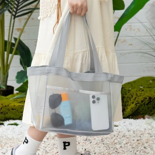 Oversized beach mesh bag