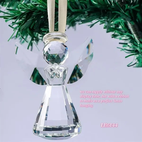 Crystal Angel Figurines Gifts for Christmas Hanging Decor