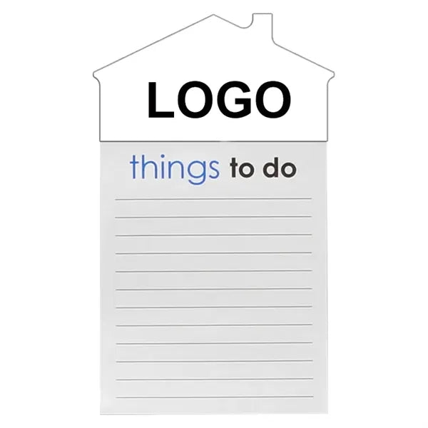 House Shaped Magnet with Notepad