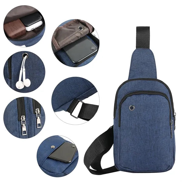 Anywhere Crossbody Sling Bag Backpack (Ocean)