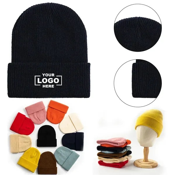 Winter Knit Beanie Hat