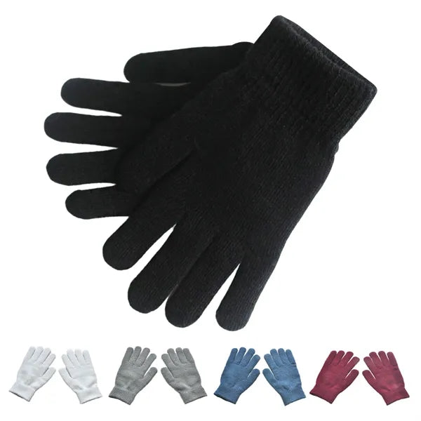 Winter Knitted Gloves Full Finger Adult Mittens
