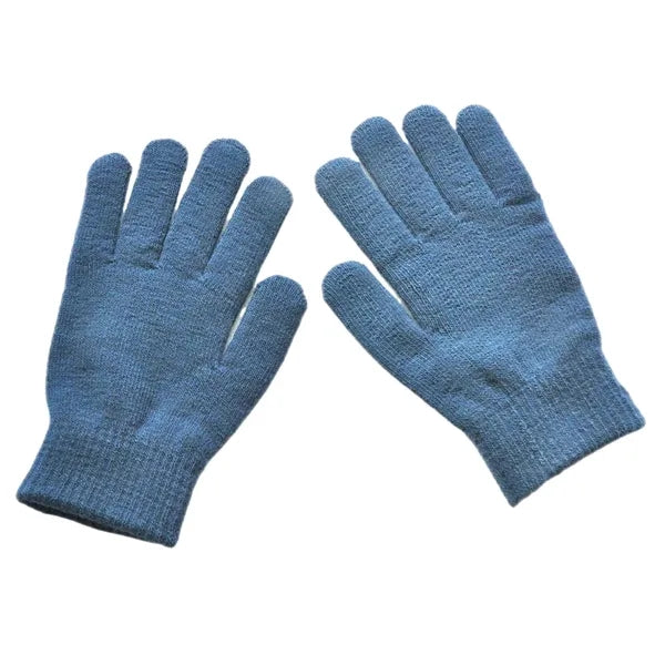 Winter Knitted Gloves Full Finger Adult Mittens