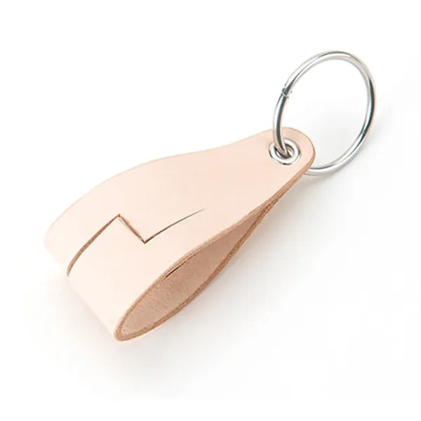 Leather holder keychain