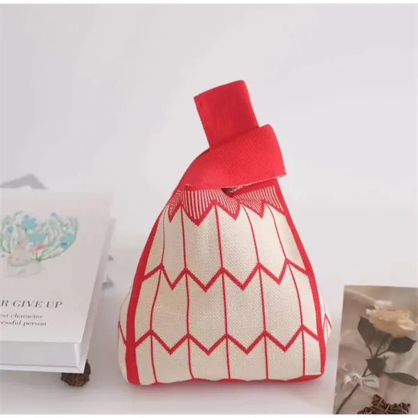 Women Aesthetic Mesh Tote Hippie Knit Bag