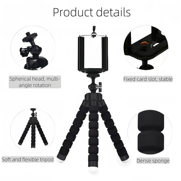 Portable Tripod Soft Mobile Phone Holder