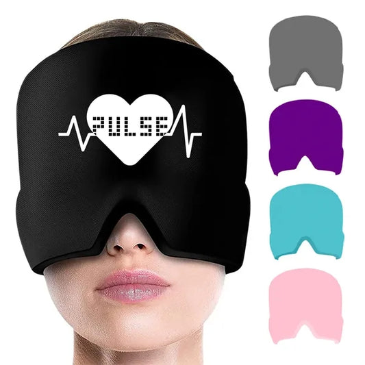 Hypothermia Cooling Gel Hat Masks Relieving Migraines Stress