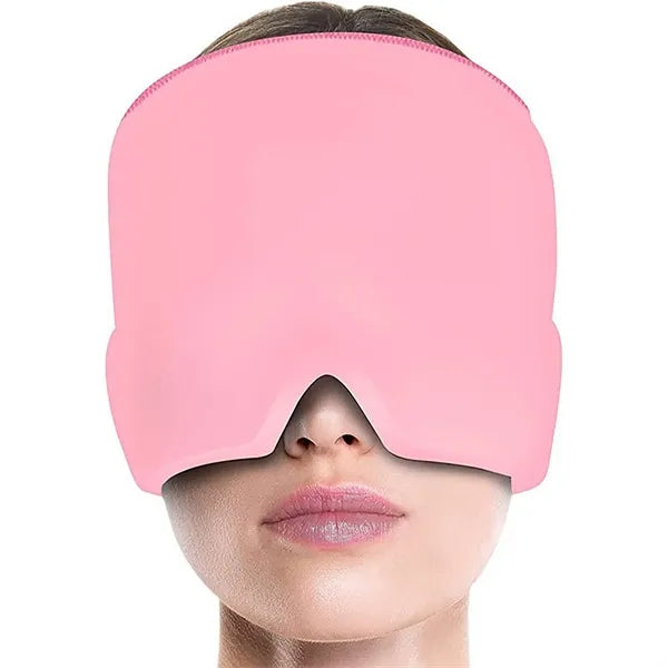 Hypothermia Cooling Gel Hat Masks Relieving Migraines Stress
