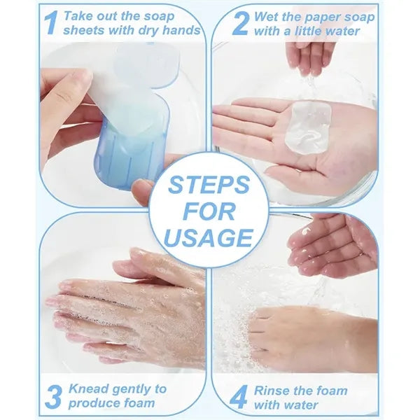 Disposable Hand Paper Soap 20-Count