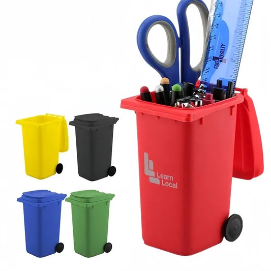 Trash Can Pen Holder
