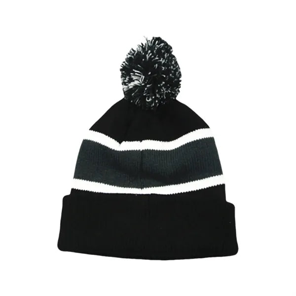 Acrylic Knit Cuffed Beanie Cap