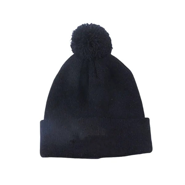 Acrylic Knit Cuffed Beanie Cap