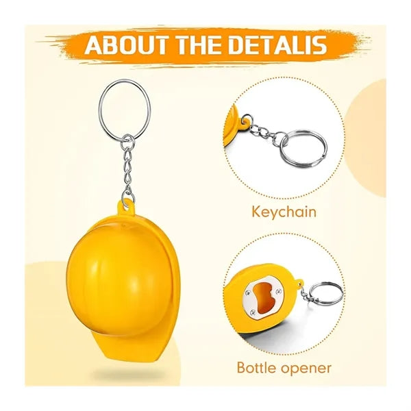 Hard Hat Opener Keychain