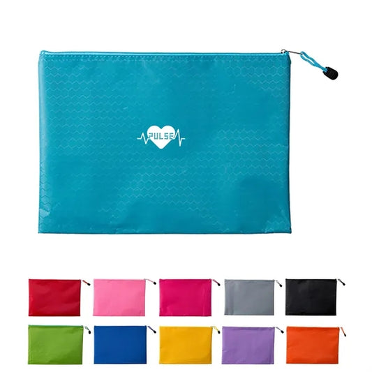 Oxford Cloth Zipper Waterproof Bag Pencil Pouch