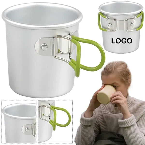 Metal Cups With Foldable Handle