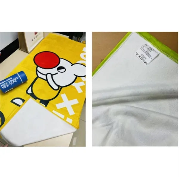 Soft Full Color 300gsm Bamboo Fiber Sweat Sports Towel