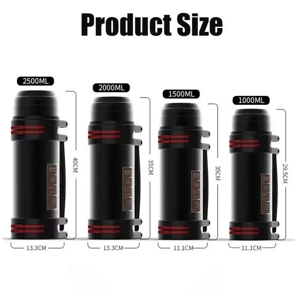 40oz Insulated Water Bottle Travel Vacuum Thermos