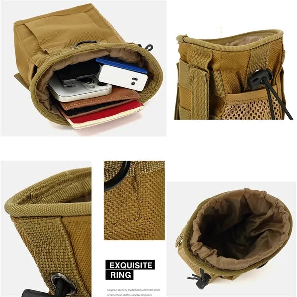 Portable multi-functional tactical storage waist bag