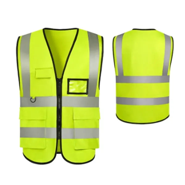 Reflective Safety Vest with Pockets