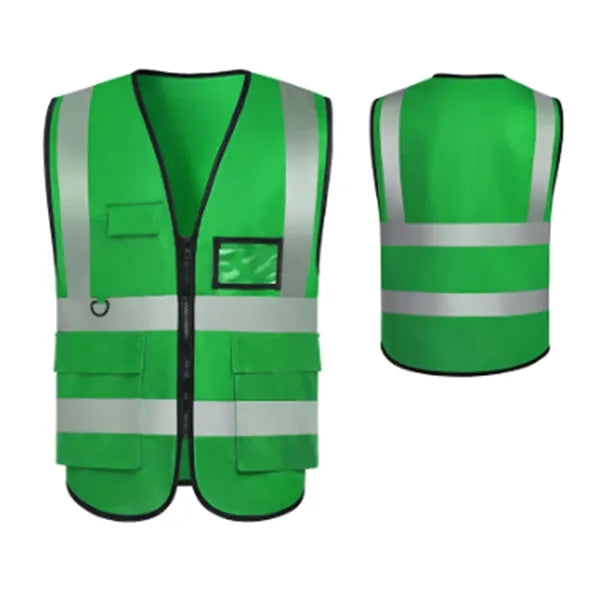 Reflective Safety Vest with Pockets
