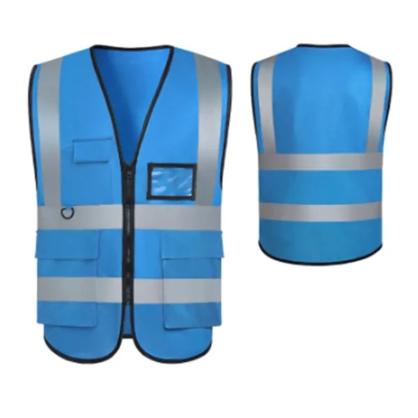 Reflective Safety Vest with Pockets