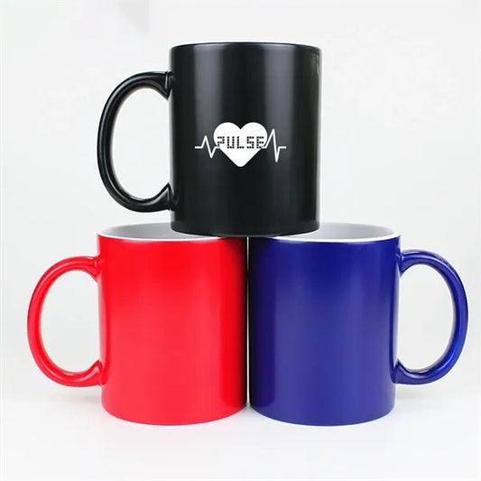 11oz Color Changing Coffee Ceramic Mugs