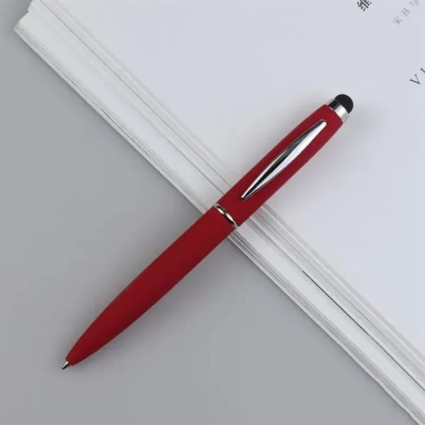 Soft Touch Metal Executive Pen with Stylus