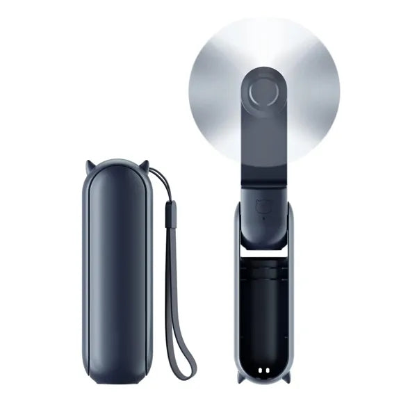 2-In-1 Foldable Mini Handheld Fan/Power Bank Function