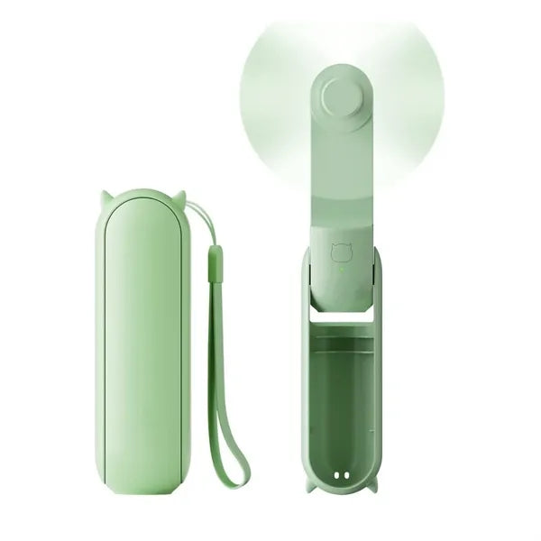 2-In-1 Foldable Mini Handheld Fan/Power Bank Function
