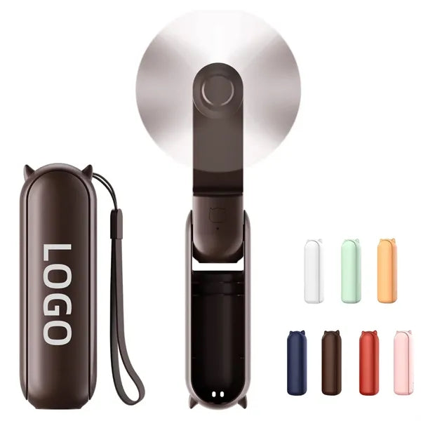 2-In-1 Foldable Mini Handheld Fan/Power Bank Function