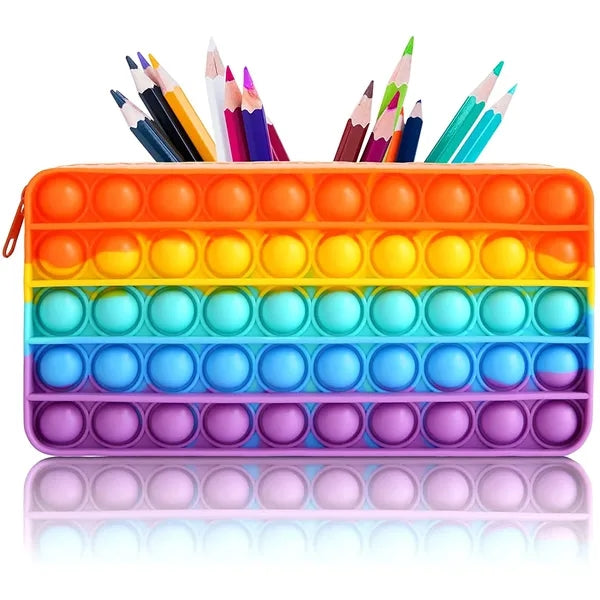 Fidget Toy Push Pop Bubble Pencil Case