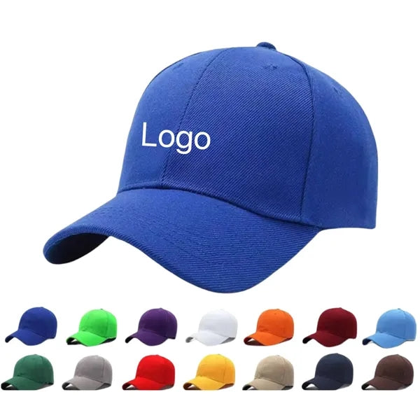 6 Panel Baseball Cap with Embroidery