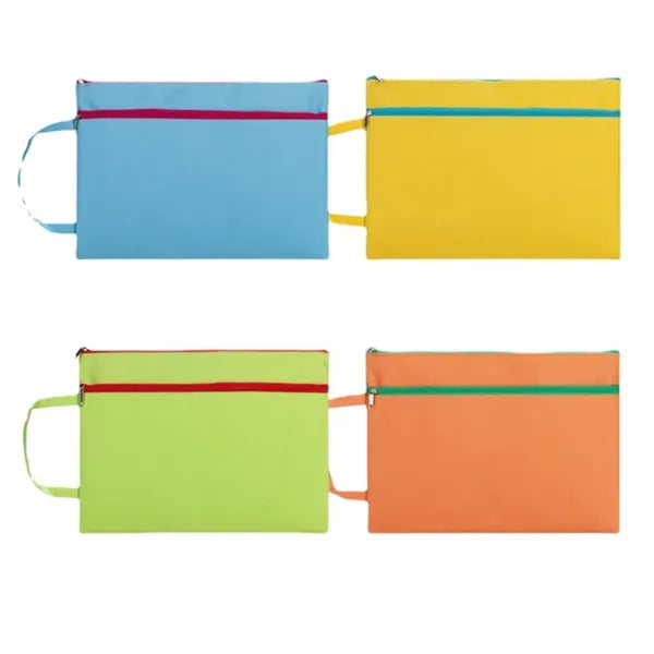 A4 Waterproof Zipper File Bags