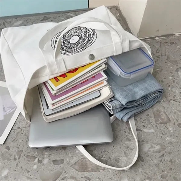 Large Capacity Canvas Tote Bag