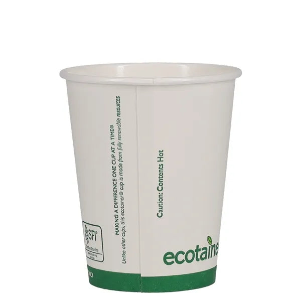 12 oz Eco-Friendly Paper Cup - White - Digital