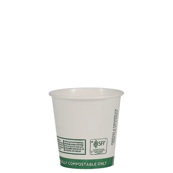 4 oz Eco-Friendly Paper Cup - White - Digital