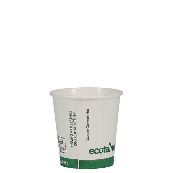 4 oz Eco-Friendly Paper Cup - White - Digital