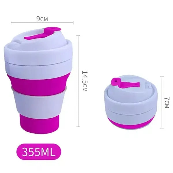 Collapsible Cups for Traveling Camping Silicone Mug