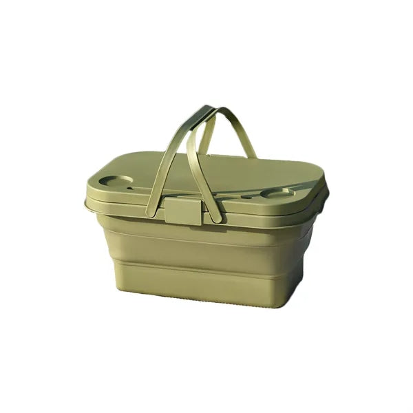Picnic Baskets For Outdoor Folding Storage