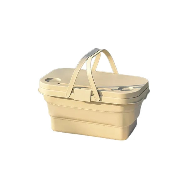 Picnic Baskets For Outdoor Folding Storage