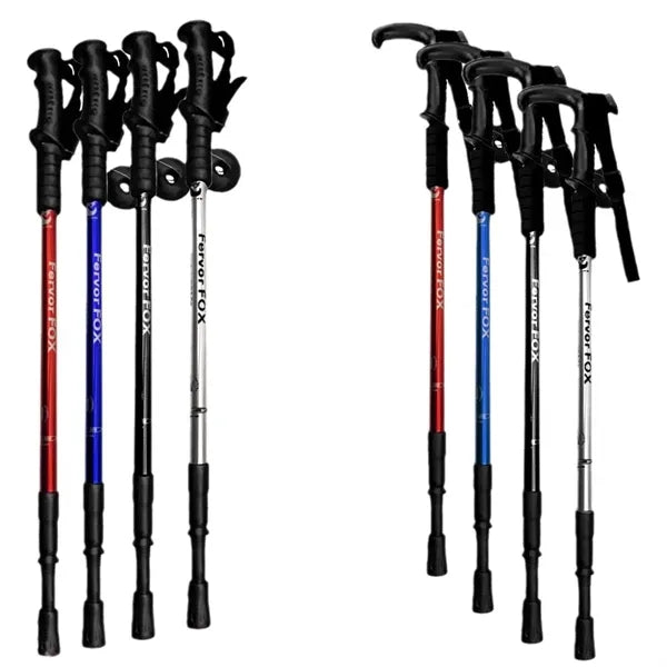 Hiking Foldable Aluminum Alloy Straight
