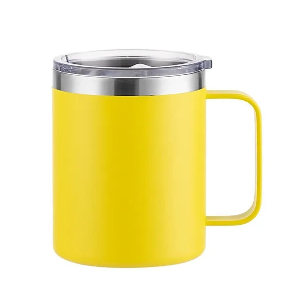12oz Stainless Steel Coffee Mug Tumbler With Handle