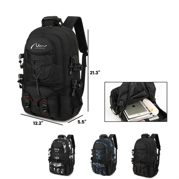 Outdoor hiking gear bag 21.3" x 5.5" x 12.2"