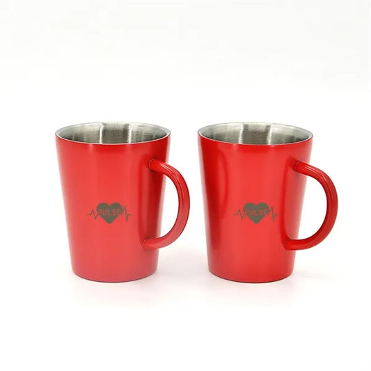 Stainless Steel Coffee Mug With Handle-12oz