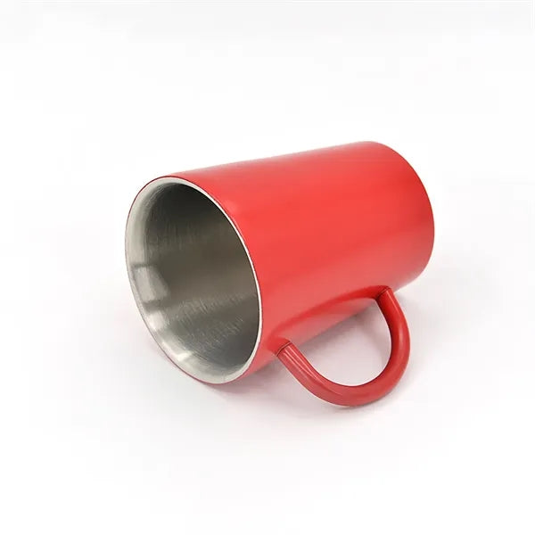 Stainless Steel Coffee Mug With Handle-12oz