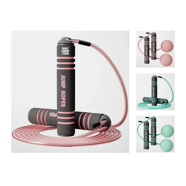Adjustable Kids Jump Rope with Foam Handles for All Ages