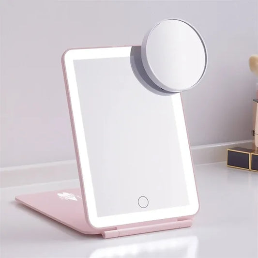 Makeup Case With LED Light Mirror