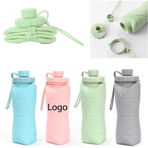 Portable Silicone Travel Water Bottle